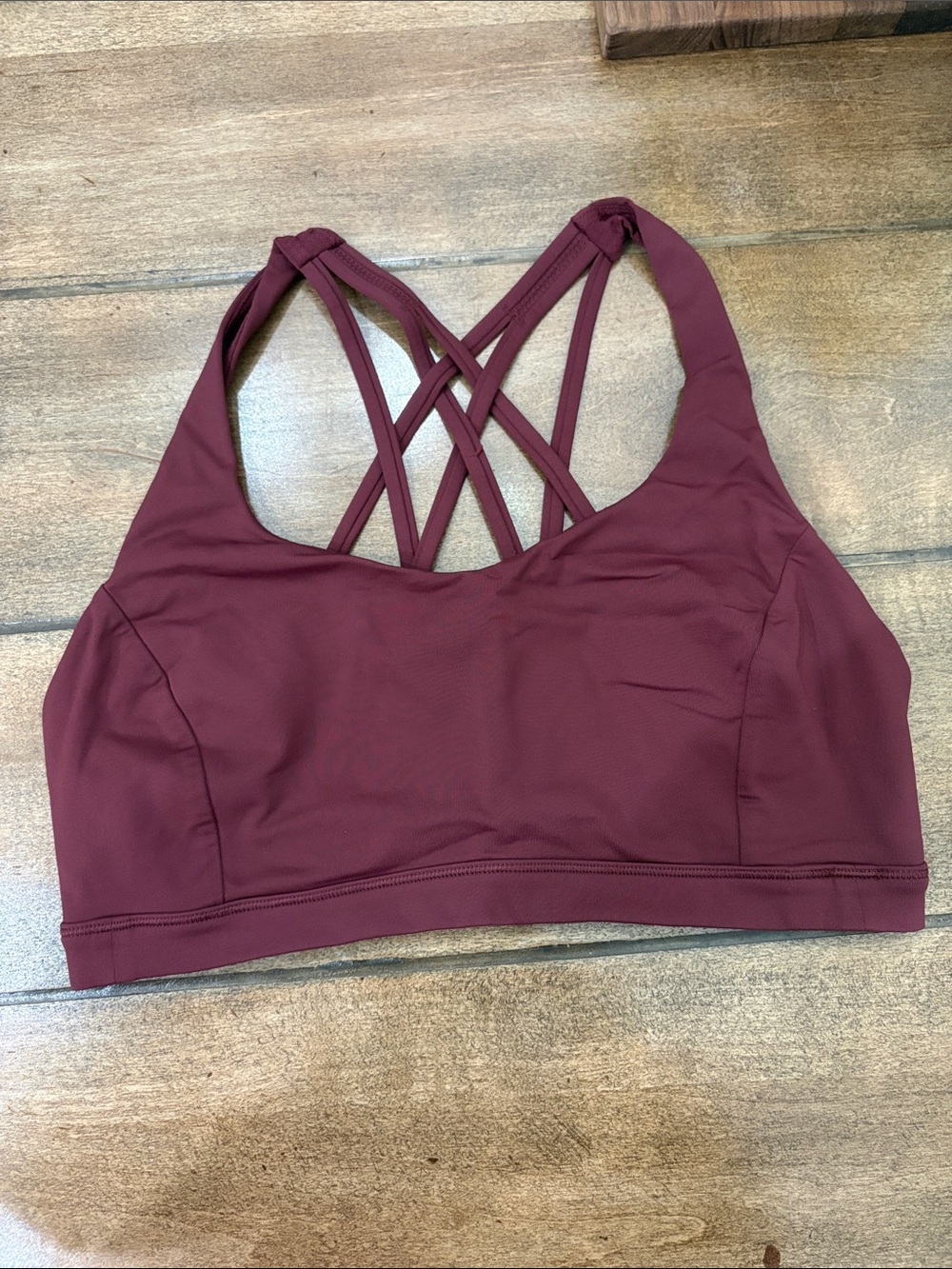 Lululemon free to be serene red Merlot size 8